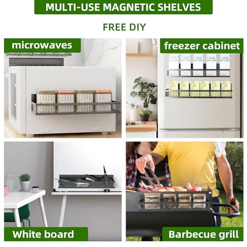 Magnetic Spice Rack for Refrigerator, 3 Pack Magnetic - Image 6