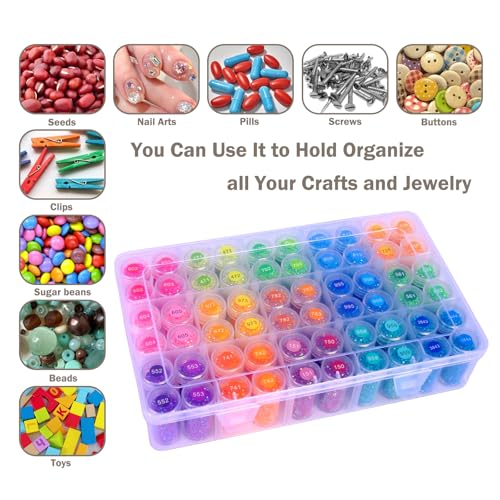 QTFOUND Diamond Art Storage, 1Pack 60 Bottle - Image 6