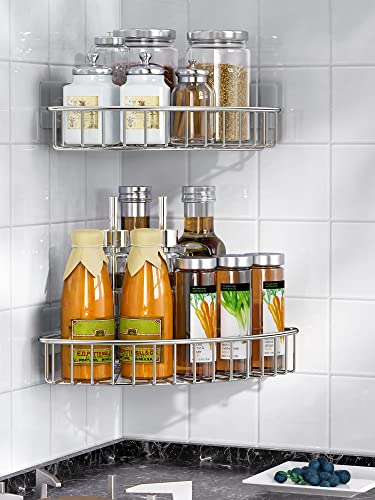 SMARTAKE 2-Pack Corner Shower Caddy, SUS304 Stainless Steel - Image 7