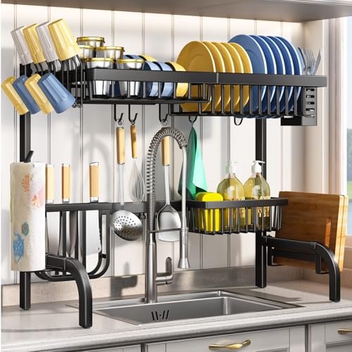 Over The Sink Dish Drying Rack, Adjustable 25.5-33.5 in - Image 2