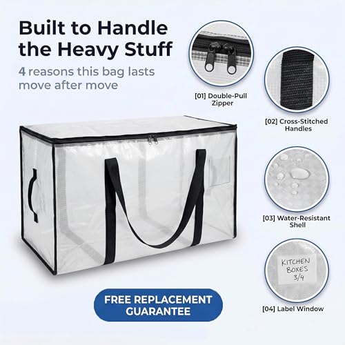 ClearSpace Heavy Duty Moving Bags - Water Resistant | All Products - Image 5