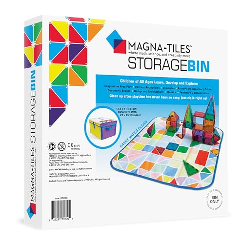 MAGNA-TILES Storage Bin & Interactive Play-Mat | Home Organization - Image 4