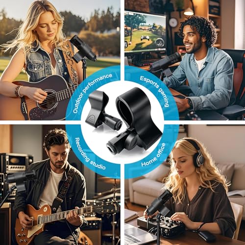 2 Pack Microphone Clips, Durable and Adjustable Mic Clip - Image 7