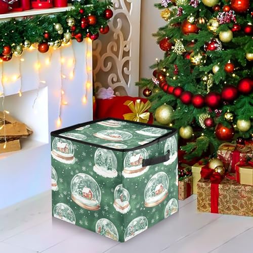 Snow Globe Christmas Ornament Storage Box | Home Organization - Image 8