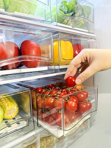 Refrigerator Organizers and Storage Drawer, Stackable Fruit - Image 2