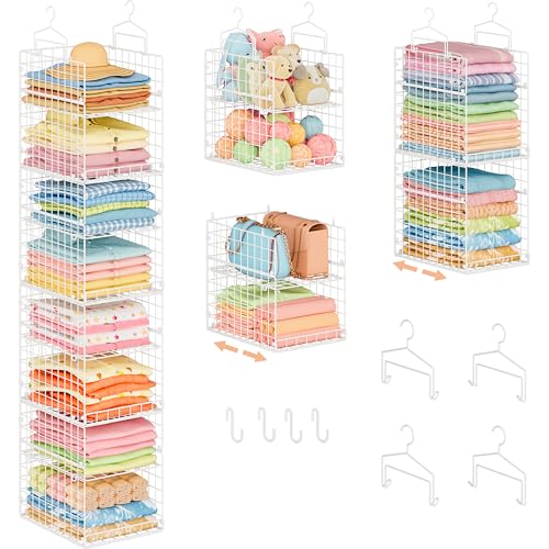 8-Tier Extended Depth Hanging Closet Organizers | Home Organization - Image 2