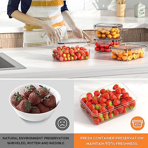 40 PCS Food Storage Containers with Lids Airtight (20 Containers - Image 5