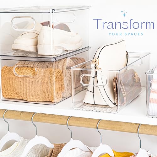 primebox Plastic Food Storage 2 Pack Clear Container Bin - Image 3