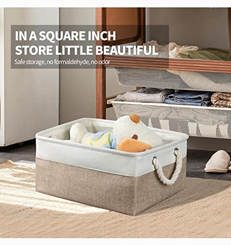 8 Pack Storage Basket Bins - Decorative Baskets Bulk Storage Box - Image 7