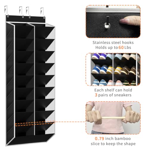 KEEPJOY 20-30 Pairs Over the Door Shoe Organizer, Me | All Products - Image 6