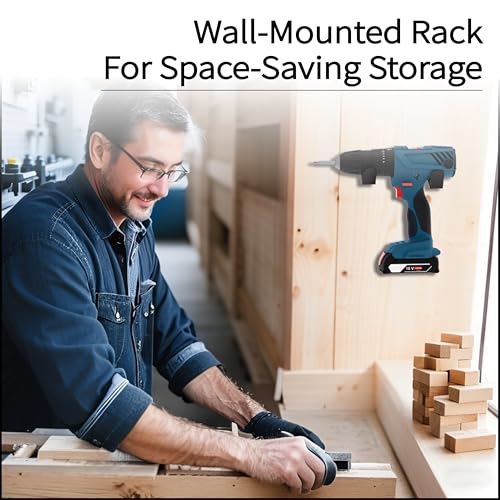 Drill Holder, Heavy Duty Steel Drill Dock Wall Mount - Image 5