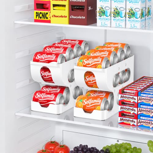 Sotfamily FIFO Soda Can Organizer for Pantry or Fridge, Holds 24 - Image 4