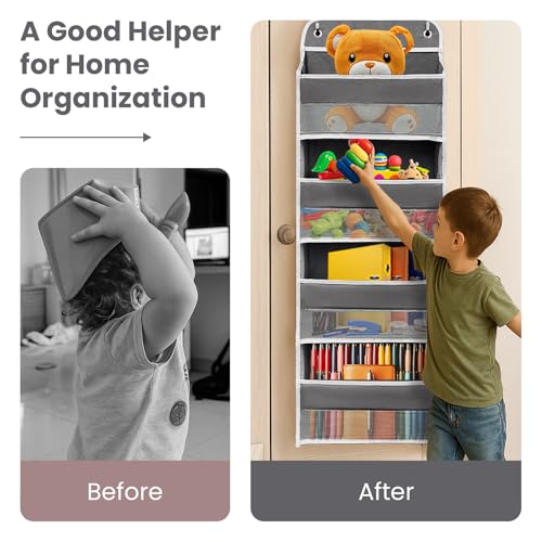 4-Shelf Over-the-Door Organizer with Side Pockets - Image 5