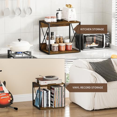 Vinyl Record Storage,Vinyl Record Holder Up to 80-100 Albums - Image 8