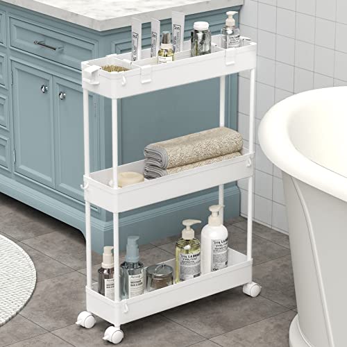 SPACELEAD Slim Storage Cart 3 Tier,Bathroom Organize | All Products - Image 2
