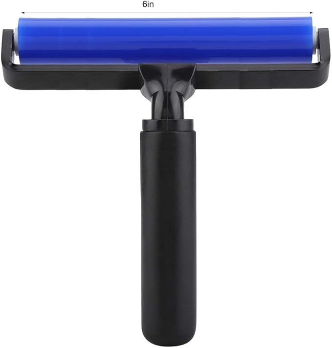 Silicone Manual Roller Anti Static Cleaner Tool, Under The Action of Static Electricity, Small Impurities Will be Adsorbed on The Drum