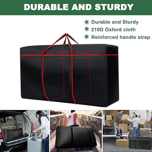 68" Extra Large Waterproof Outdoor Cushion Storage Bag - Image 6