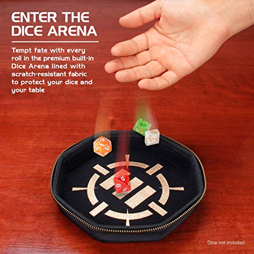 ENHANCE DnD Dice Tray and Case - DnD Dice Holder for up to 150 - Image 6