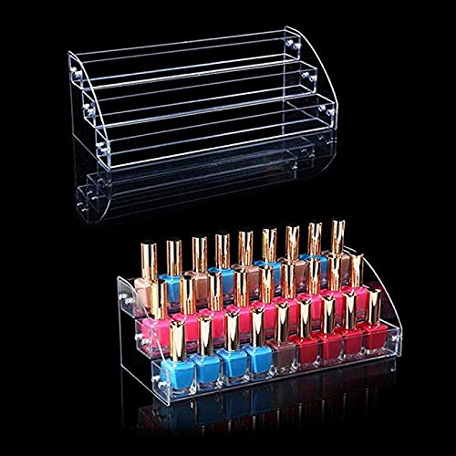 3 Tiers 2PCS Clear Acrylic Nail Polish Holder Essent | All Products - Image 6