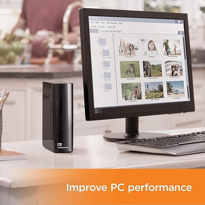 Western Digital 14TB Elements Desktop External Hard Drive, USB - Image 3