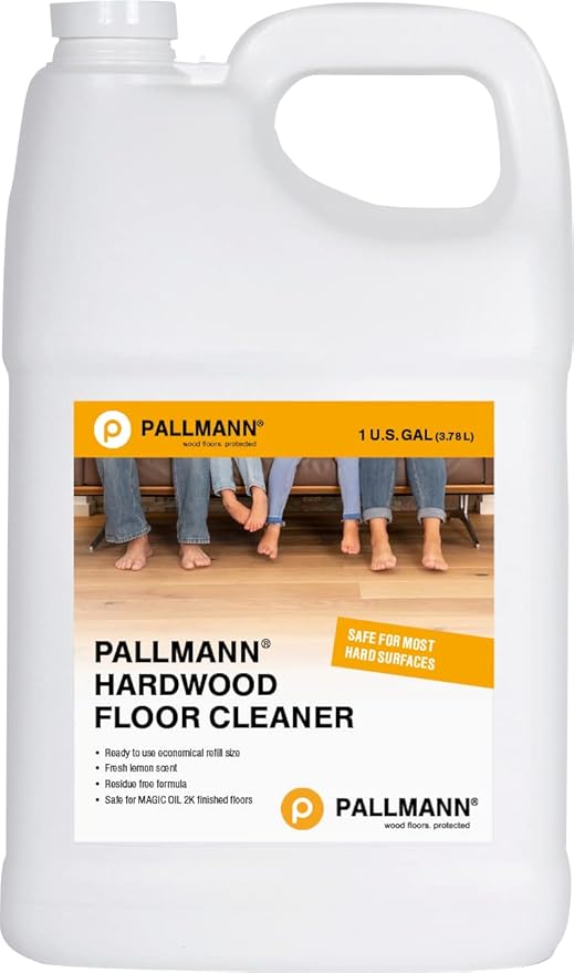Pallmann Hardwood Floor Cleaner - 1 Gallon Ready to Use Cleaner - Water-based Streak-free Formula