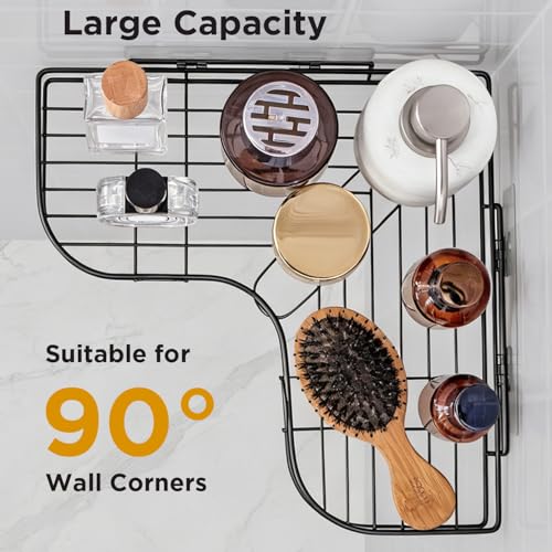 Corner Shower Caddy, 2 Pack Adhesive Shower Corner Organizer - Image 3