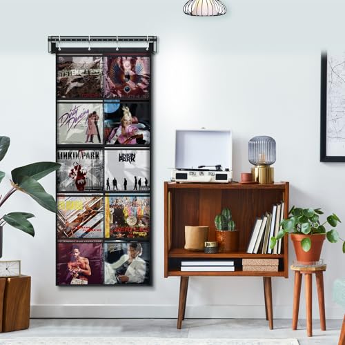 Portable Vinyl Record Frame, 12-inch Vinyl Door Hanging - Image 7
