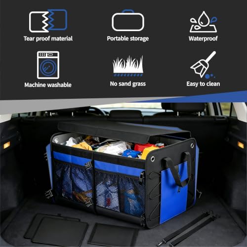Car Trunk Organizer for SUV Sedan Pickup Cargo Storage - Image 4