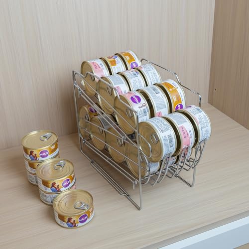 Cat Food Organizer - Wet Cat Food Rack for 3oz or 5.5oz Cans (24 - Image 6