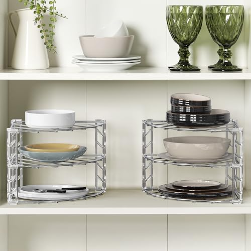 Deco Brothers 3-Tier Counter and Cabinet Corner Shelf Organizer - Image 3