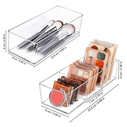 JessLab Acrylic Organizer, 2PK Cube Sections Makeup - Image 4