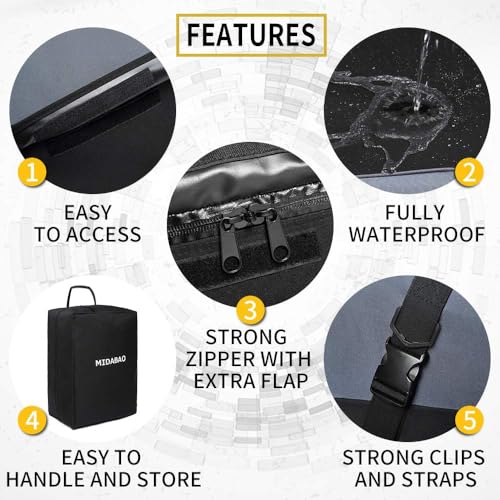 MIDABAO 20 Cubic Waterproof Duty Car Roof Top Carrier-Car Cargo - Image 7
