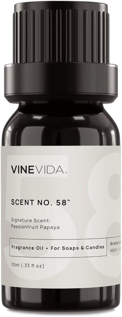 VINEVIDA [0.33oz] Scent No.58 Fragrance Oil for Candle Making and Soap Making - Premium Candle Scents for Soy Candles