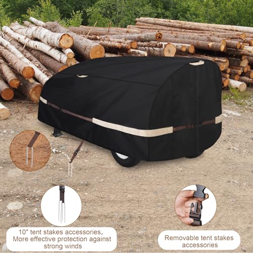 Log Splitter Cover, 1200D Heavy Duty Tear Resistant Wood Splitter - Image 5