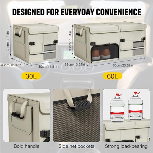 Foldable Car Trunk Organizer with Multi-Compartment – - Image 4
