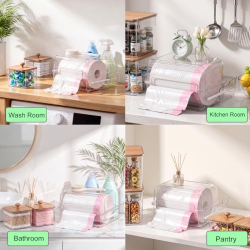 Trash Bag Dispenser with Back Drawer, 3 Pack Under Sink - Image 7