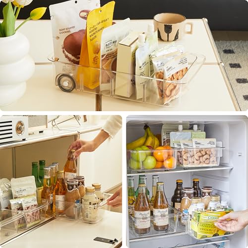 Fridge Organizer and Storage Drawer Roll Out Refrigerator - Image 7
