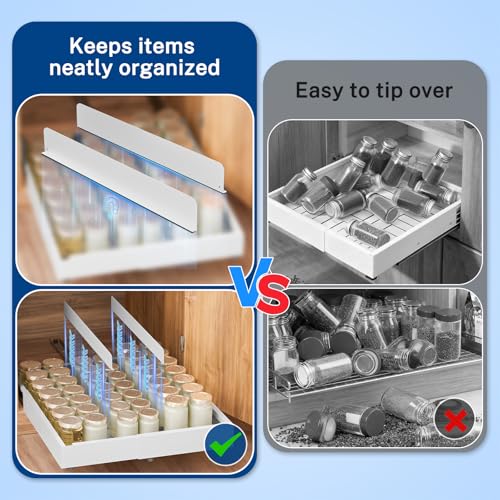 Pull Out Cabinet Organizer Expandable (12.4"-20.08")W & - Image 6