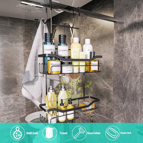 HapiRm Hanging Shower Caddy Over the Door with Soap | All Products - Image 4