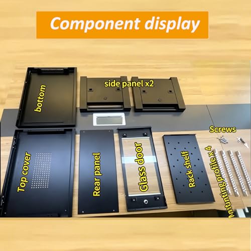 MT-VIKI 6U Wall Mount Server IT Cabinet, 17.7'' Depth - Image 3