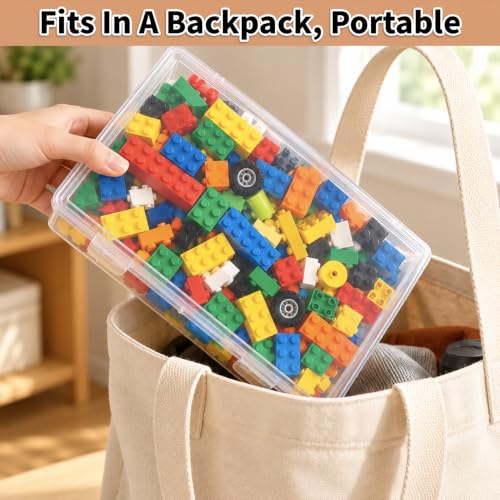 3 Pcs Portable Storage Container Box with Lid for Board - Image 7