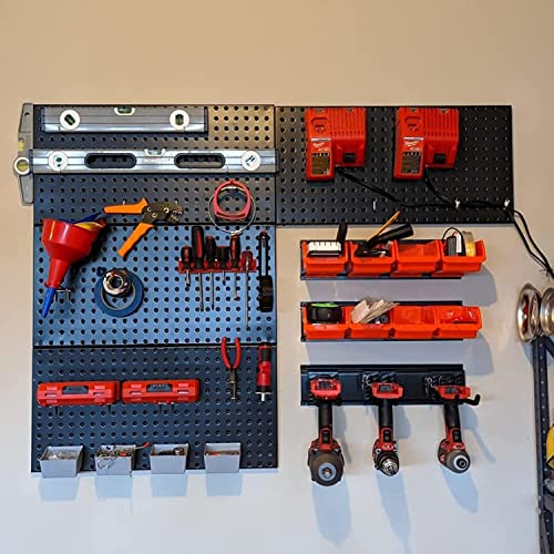 Wallmaster Garage Pegboard Storage Organizer - 48pcs - Image 3