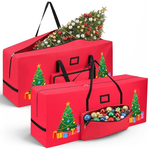 2 Pcs Christmas Tree Storage Bag for 7.5 ft Xmas Tree - Image 2