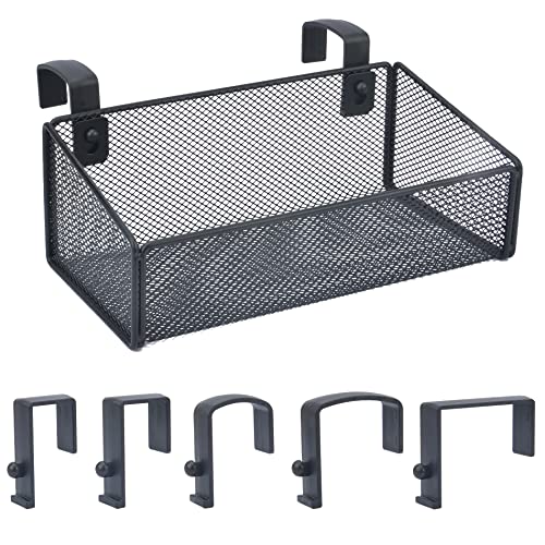 Bedside Caddy Hanging Storage Basket Beside Shelf Metal - Image 2
