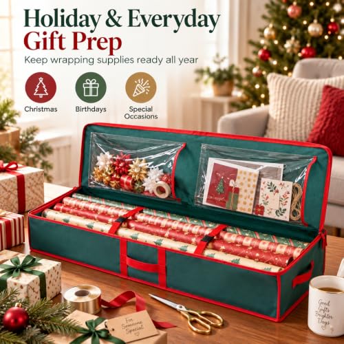 Wrapping Paper Storage Organizer, Fits 40-Inch Rolls - Image 8