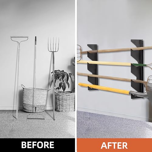 CZWL&HG Garage Tool Organizer Wall Mount – Heavy-Duty Solid Steel - Image 5