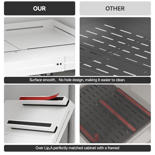Pull Out Cabinet Organizer With Raising Pad for Framed - Image 8