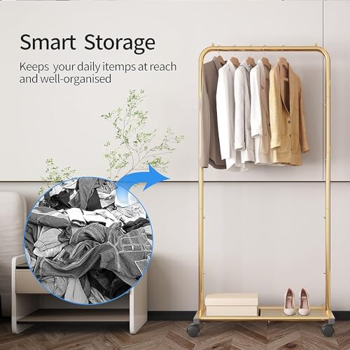 Simple Trending Clothes Garment Rack, Clothing Rack - Image 4