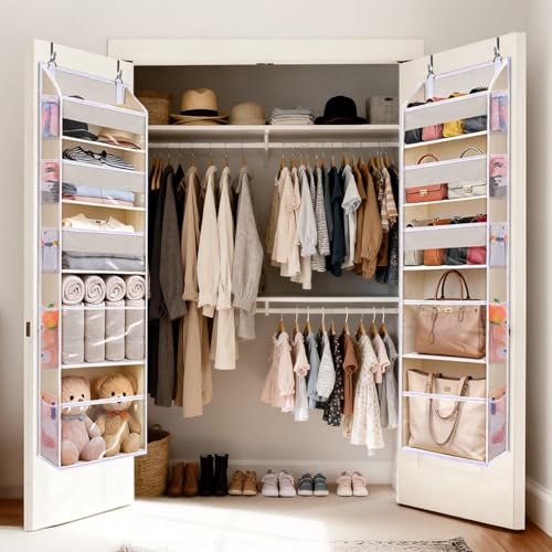 5 Tiers Over the Door Organizer with 10 Mesh Side Po | All Products - Image 7