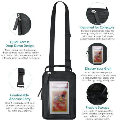 Crossbody Sling Bag Compatible with Graded Cards and TCG - Image 6